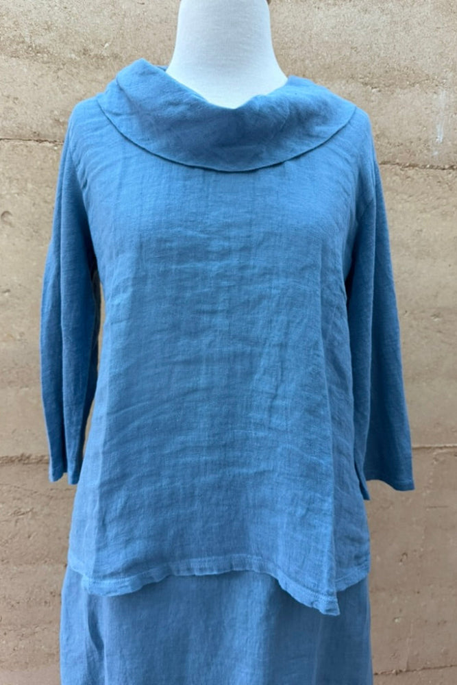 BlueBerry Mix Media Cowl - Sky