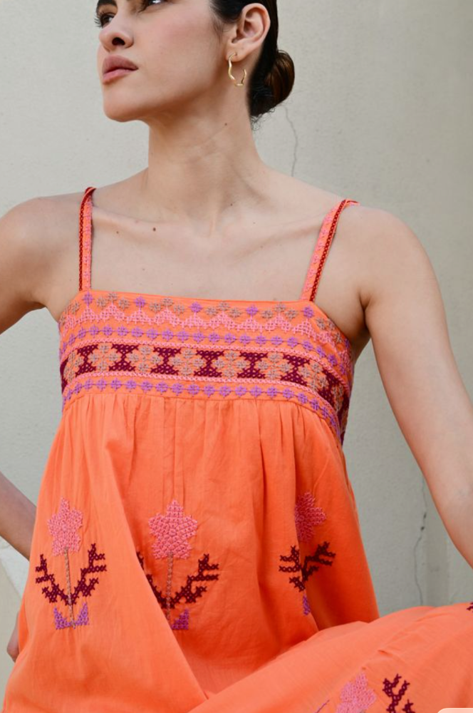 Azure and Indigo Clementine Maxi - Mango