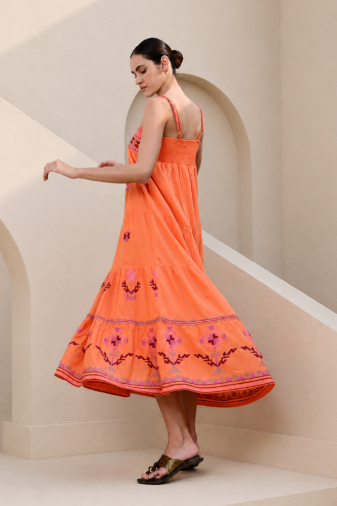 Azure and Indigo Clementine Maxi - Mango