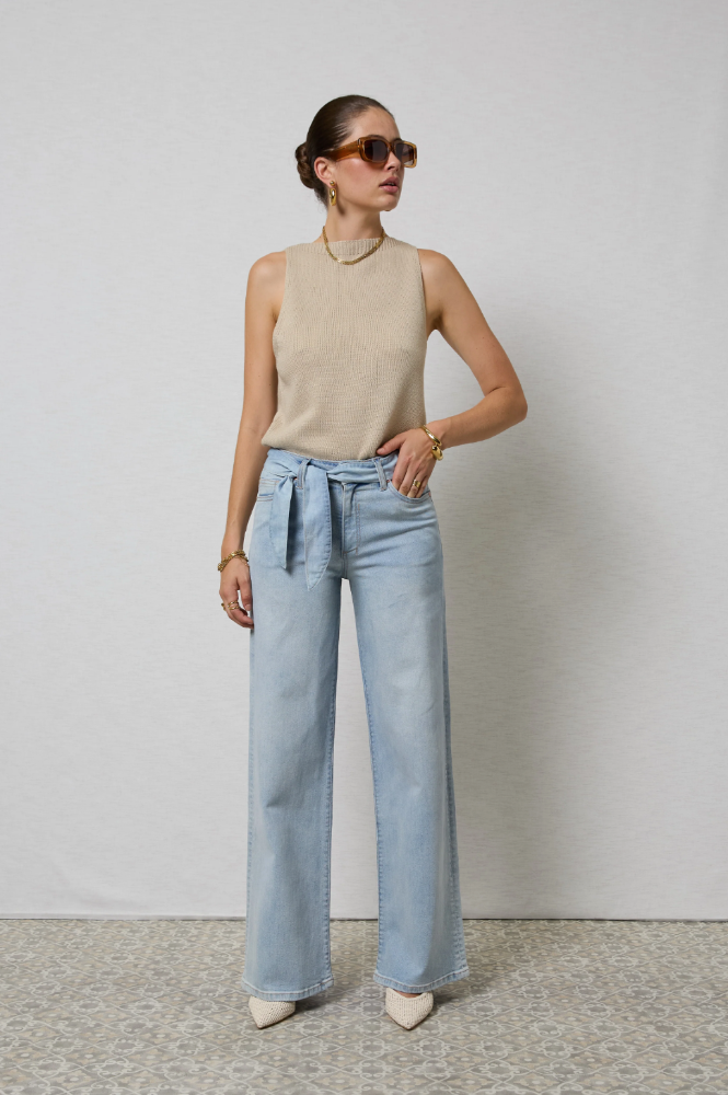 Dricoper Molly Coastal Blue Straight Leg Jeans