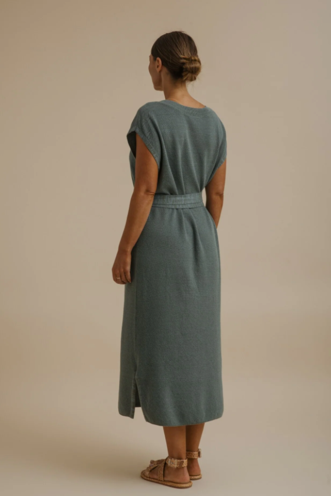 Talamaya - Retreat Cotton Twist Everyday Dress - Rainforest