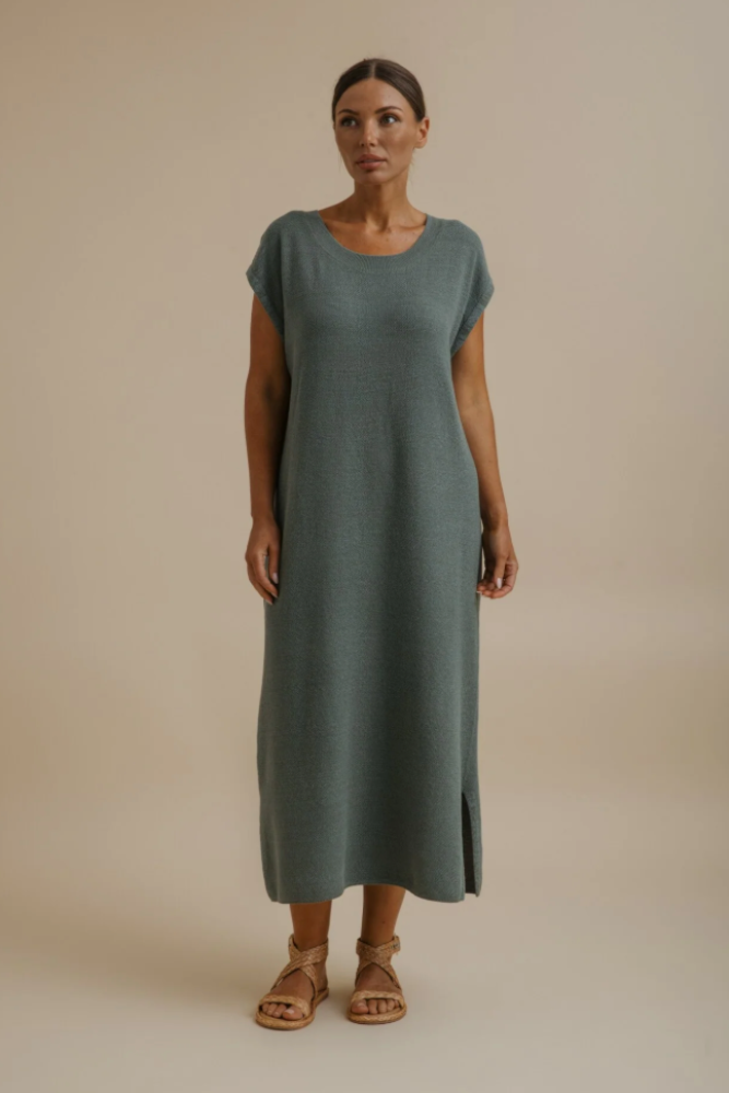 Talamaya - Retreat Cotton Twist Everyday Dress - Rainforest
