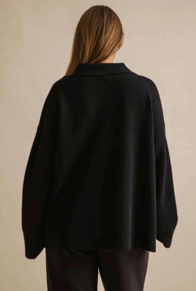 Talamaya Hope Merino Pullover - Jet