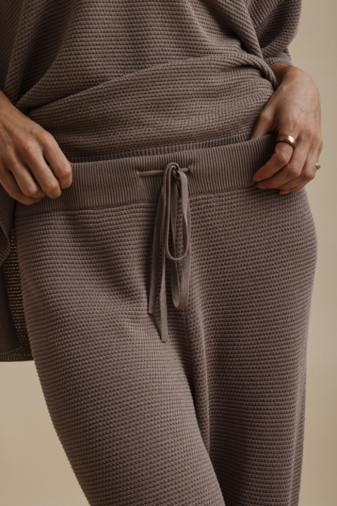 Talamaya Lattice Cruise Pant - Husk