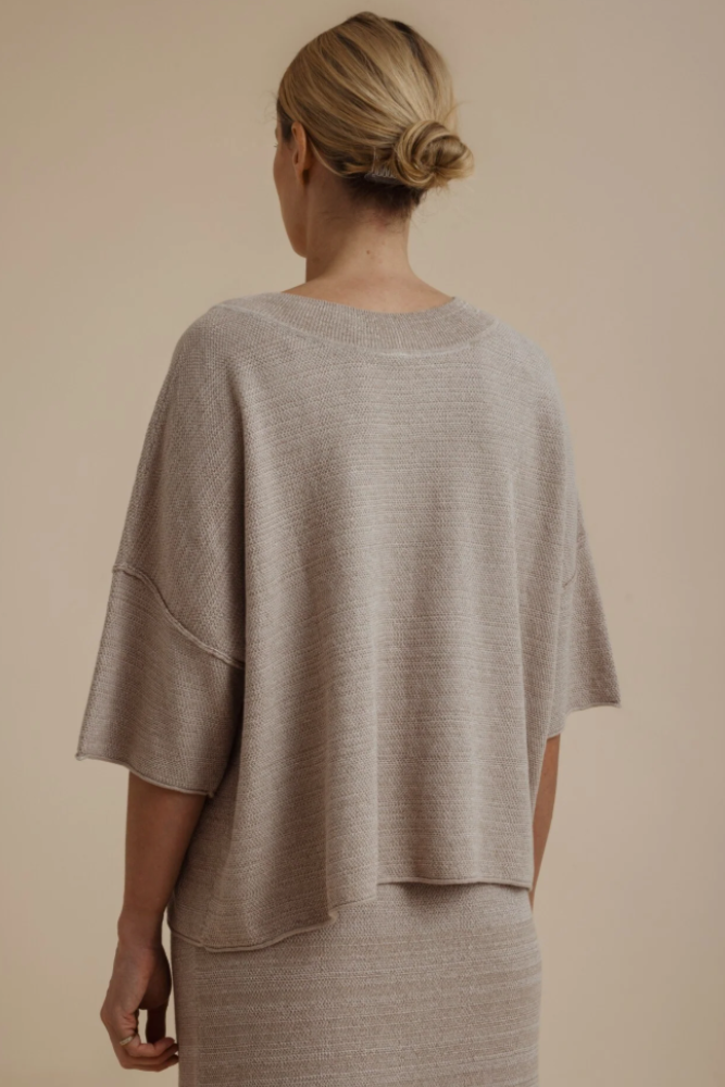 Talamaya Retreat Cotton Tee Pullover - Sunset