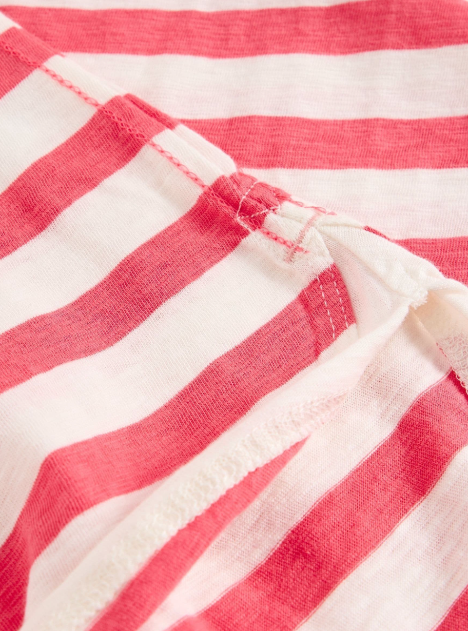 White Stuff Clara Long Sleeve Stripe Tee - Pink Multi