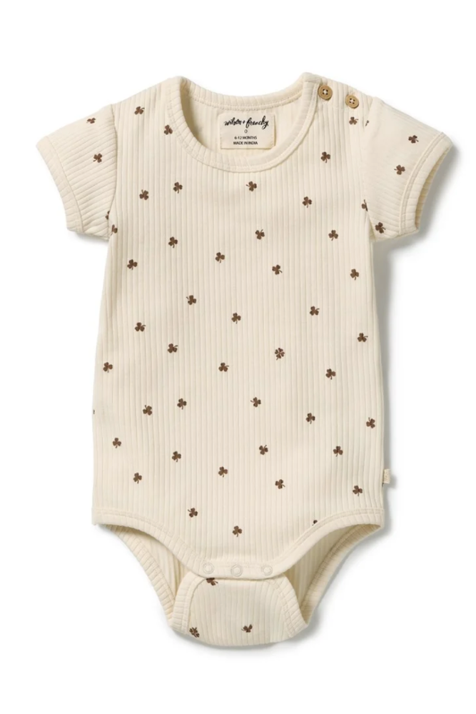 Wilson & Frenchy My Lucky Charm Organic Bodysuit