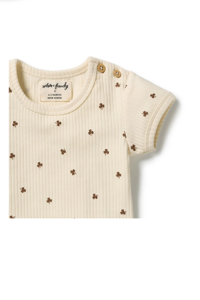 Wilson & Frenchy My Lucky Charm Organic Bodysuit