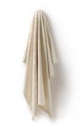 Wilson & Frenchy Milk Cloud Organic Knitted Chevron Blanket