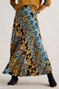 White Stuff Hope Bias Cut Maxi Skirt - Navy Multi.png