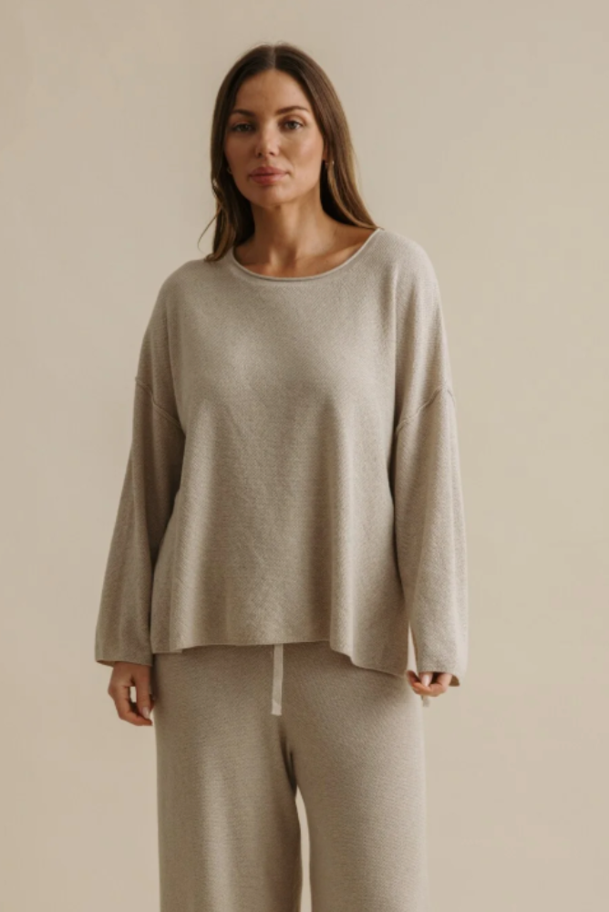 Talamaya Winter Retreat Pullover - Wheat.png