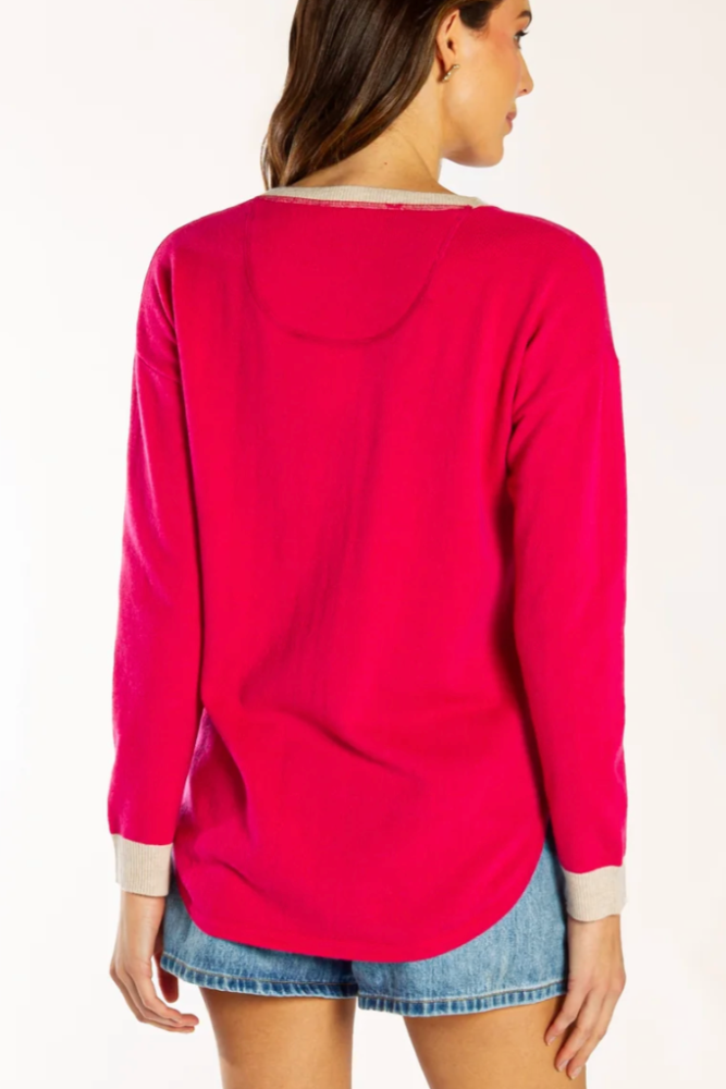 Bow & Arrow Hot Pink Swing with Oatmeal Contrast1.png