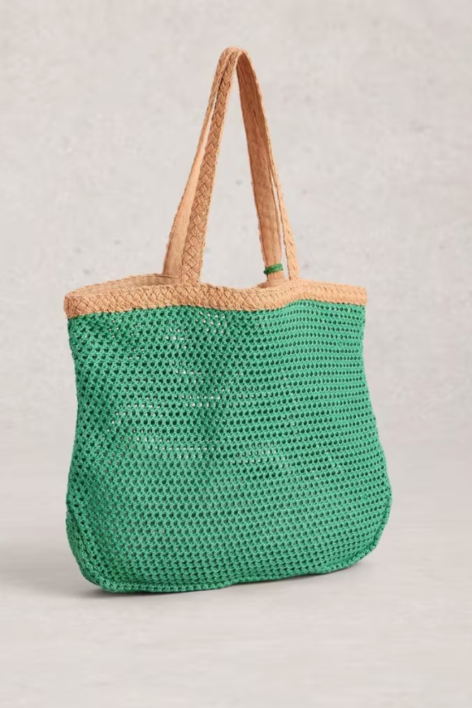 White Stuff Lyla Woven Tote Bag Green Multi1.png