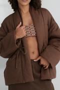 Lilly Pilly Aster Linen Coat - Chocolate.png